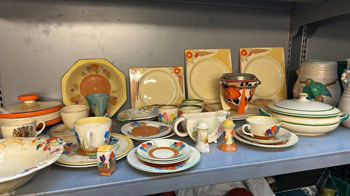 Clarice cliff art deco floral - cliff,