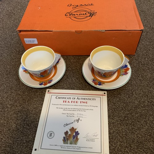 Clarice cliff tea for - cliff, cups