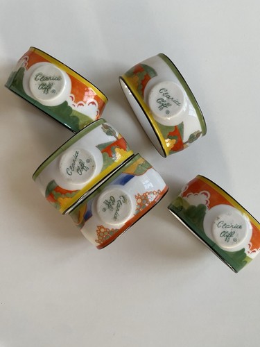 Napkin rings clarice cliff - rings,